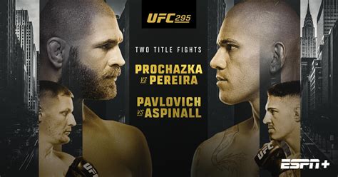 UFC 295: Procházka vs Pereira .